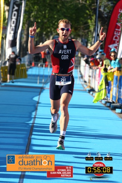 Winning the World Duathlon Championships, Adelaide, Australia 2015